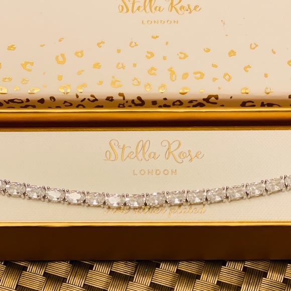 🎉🎊HP🎊🎉🆕💕 💕Stella Rose 🌹 London Fine Silver plated Bracelet NWOT - Picture 6 of 12